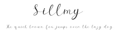 Sillmy by Edric Studio — Script Handwritten Font — thumbnail 1
