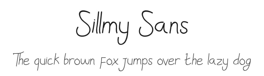Sillmy Sans by Edric Studio — Script Handwritten Font