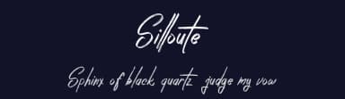 Silloute by Vunira Design — Script Handwritten Font — thumbnail 2