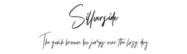 Sillverside by Hugefonts — Script Handwritten Font — thumbnail 1