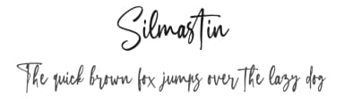 Silmastin by Hanzel Space — Script Handwritten Font — thumbnail 1