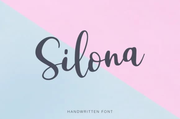 Silona Font by Pasha Larin — Script Handwritten Font