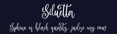 Siluetta by NanaNissa — Script Handwritten Font — thumbnail 2