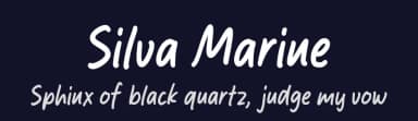 Silva Marine by MJType — Script Handwritten Font — thumbnail 2