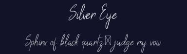 Silver Eye by Edric Studio — Script Handwritten Font — thumbnail 2