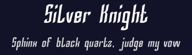 Silver Knight by weknow — Script Handwritten Font — thumbnail 2