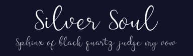 Silver Soul by Mohamad Fahrul Anggoro — Script Handwritten Font — thumbnail 2