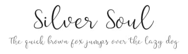 Silver Soul by Mohamad Fahrul Anggoro — Script Handwritten Font — thumbnail 1