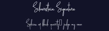 Silverstain Signature by RaffaSyad Studio — Script Handwritten Font — thumbnail 2