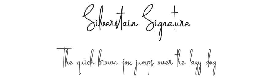 Silverstain Signature by RaffaSyad Studio — Script Handwritten Font