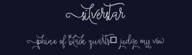 Silverstar by selawetype — Script Handwritten Font — thumbnail 2