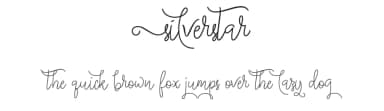 Silverstar by selawetype — Script Handwritten Font — thumbnail 1