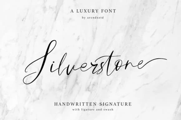 Silverstone Font by Arendxstudio — Script Handwritten Font