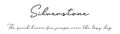 Silverstone by Ghuroba Studio — Script Handwritten Font — thumbnail 1