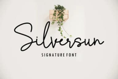 Silversun Font by Fontysia — Script Handwritten Font — thumbnail 1