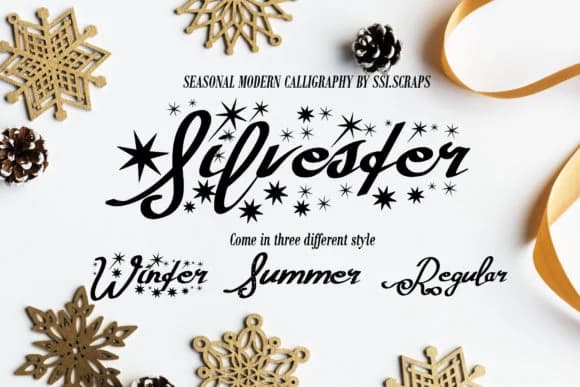 Silvester Font by Syukursetiyadi — Script Handwritten Font — preview 1