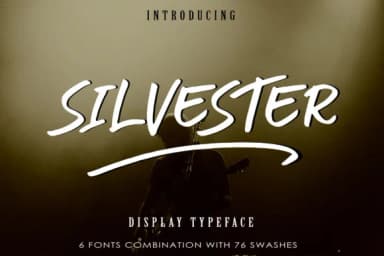 Silvester Font by aminmario by aminmario — Script Handwritten Font — thumbnail 1
