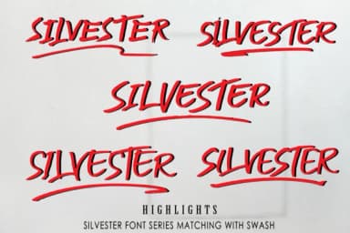 Silvester Font by aminmario by aminmario — Script Handwritten Font — thumbnail 2
