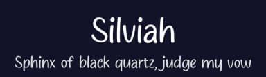 Silviah by MJType — Script Handwritten Font — thumbnail 2