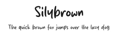 Silybrown by MJType — Script Handwritten Font — thumbnail 1