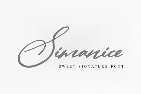 Simanice Font by goodjavastudio — Script Handwritten Font — preview 1