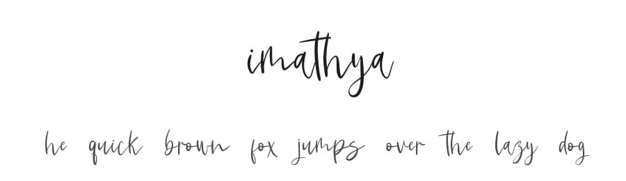 Simathya by Fontysia — Script Handwritten Font — preview 1