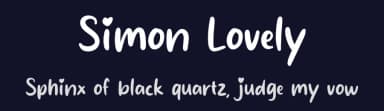 Simon Lovely by MJType — Script Handwritten Font — thumbnail 2