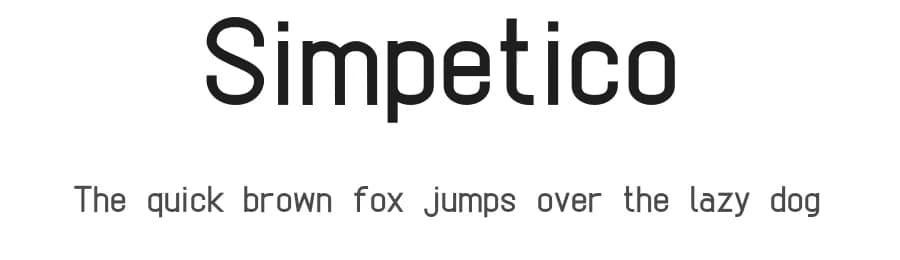 Simpetico by Geronimo Font Studios — Sans Serif Font