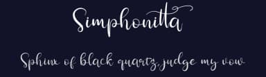 Simphonitta by Perspectype Studio - Letterena.com — Script Handwritten Font — thumbnail 2