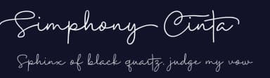 Simphony Cinta by Silverdav Studio — Script Handwritten Font — thumbnail 2
