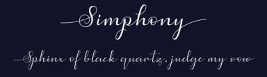 Simphony by Graphix Line Studio — Script Handwritten Font — thumbnail 2
