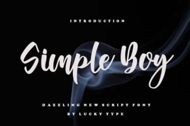 Simple Boy Font by luckytype.font — Script Handwritten Font — thumbnail 1