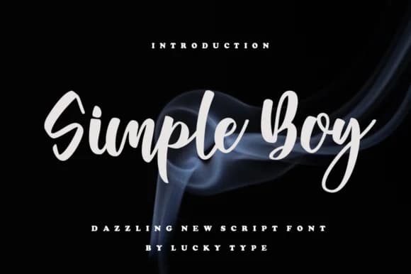 Simple Boy Font by luckytype.font — Script Handwritten Font