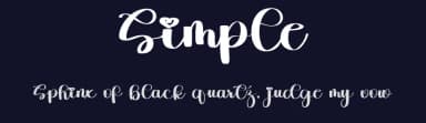 Simple by FreshtypeINK — Script Handwritten Font — thumbnail 2