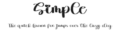 Simple by FreshtypeINK — Script Handwritten Font — thumbnail 1