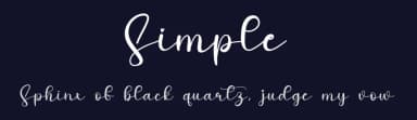 Simple by Scratchones — Script Handwritten Font — thumbnail 2