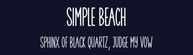 Simple Beach by Scratchones — Script Handwritten Font — thumbnail 2