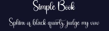 Simple Book by Andi Moz — Script Handwritten Font — thumbnail 2