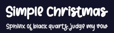Simple Christmas by Stefani Letter — Script Handwritten Font — thumbnail 2
