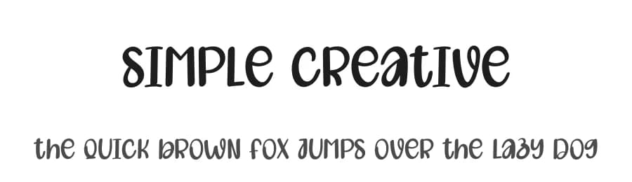 Simple Creative by Andi Moz — Script Handwritten Font
