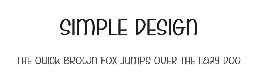 Simple Design by Etik Fatimah — Script Handwritten Font