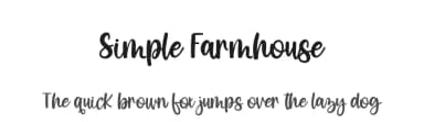 Simple Farmhouse by Goodrichees — Script Handwritten Font — thumbnail 1