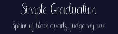 Simple Graduation by PiPi Creative STUDIO — Script Handwritten Font — thumbnail 2