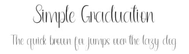 Simple Graduation by PiPi Creative STUDIO — Script Handwritten Font — thumbnail 1