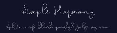 Simple Harmony by Edric Studio — Script Handwritten Font — thumbnail 2