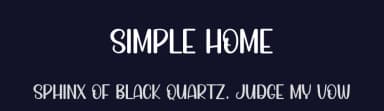 Simple Home by Scratchones — Script Handwritten Font — thumbnail 2
