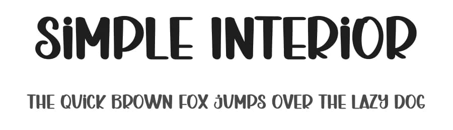 Simple Interior by Inermedia Studio — Script Handwritten Font