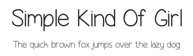 Simple Kind Of Girl by Vanessa Bays — Script Handwritten Font — thumbnail 1