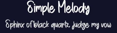 Simple Melody by Belina Studio — Script Handwritten Font — thumbnail 2