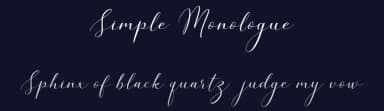 Simple Monologue by Konstantine Studio — Script Handwritten Font — thumbnail 2